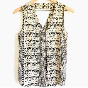 NWOT | A.N.A | Printed Tank With Back Detail